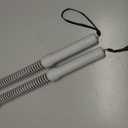 2 x X1 Go Ropeless Battle Rope for Home Gym, HIIT Workouts, Low-Impact Cardio Training (Lunar Gray-1.3lb)