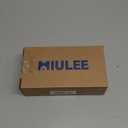 MIULEE Pack of 2 Christmas Decorative Burlap Linen Throw Pillow Covers Modern Farmhouse Pillowcase Rustic Woven Textured Cushion Cover for Sofa Couch Bed 18x18 Inch Christmas Red