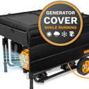 IGAN Generator Covers While Running for most 3500w-12000w Generators - Ultra Heavy Duty Generator Covers for Outside - Portable Waterproof Generator Cover, Generator Enclosure Outdoor, Black