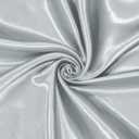 Homiest Light Grey Satin Fabric by The Yard, 3 Yards x 58 Inch Charmeuse Satin Fabric Silky & Shiny Cloth Fabric, Smooth Bridal Satin Fabric for Wedding Dress, Clothing Making, DIY Crafts, Sewing