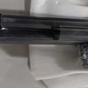 Houmiggle Track Curtain Rod, 8.9ft Heavy Duty Traverse Curtain Rod, Black