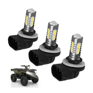 3-Pack LED Headlight Bulbs for Polaris Sportsman 450 500 570 800 1000 Ranger RZR ACE, 270W 4800LM 6000K Super White High Power ATV UTV Headlamp Kit, Plug & Play, Replaces 4011066 4010253