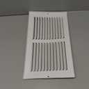Fits 14x6 Duct Opening | Steel Return Air Grille by Handua | Vent Cover Grill for Sidewall and Ceiling | White | HVAC Cold Air Intake Grille | Outer Dimensions: 15.75"W X 7.75"H