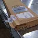 Roundhill Furniture Oriental Shoji 4 Panel Screen Room Divider, Black