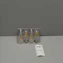 Ascher Vintage LED Edison Bulbs, 6W, Equivalent 60W, Non-Dimmable, High Brightness Warm White 2700K, ST58 Antique LED Filament Bulbs with 80+ CRI, E26 Medium Base, Clear Glass, Pack of 4