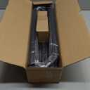 Black Wrap Around Curtain Rods 66 to 120:Blackout Heavy Duty Adjustable Long Window Curtain Rod Room Darkening Modern Industrial Curved French Return Metal Drapery Rod Easy Install Matte Black