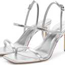 Modatope Womens Sandals Open Toe Strappy Sandals Ankle Strap High Heel Sandals for Women, 9.5