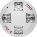 Kidde EGCVWF Genesis Ceiling Strobe, 15-115cd, White, FIRE Marking