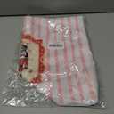 KEUSPI Christmas Nutcracker Kitchen Towels, Nutcracker Christmas Decor, Pink Striped Xmas Soldier Decorative Hand Dish Tea Towels for Bathroom Kitchen, 16x24 Inches (Red Striped Christmas Walnut Candies)