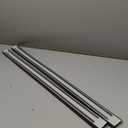 2 Pack 36" Replacement Door Sweep Hardware Double Bubble Kerf Door Sweep Door Bottom with Vinyl Fins Weather Stripping Door Seal for Bottom of Door Exterior, Weatherproof Design