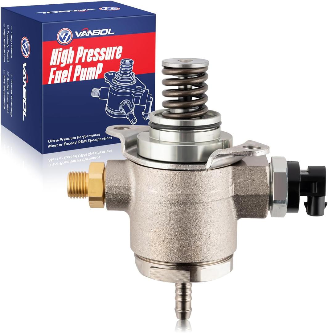 High Pressure Fuel Pump Compatible with 2009-2017 Audi A4 A5 A6 Quattro Allroad Q3 Q5 TT Quattro Beetle CC EOS Golf GTI Jetta Passat Tiguan L4 2.0L Replace 06J127025E (Premium Version)
