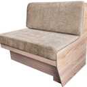 RV Dinette Cushions,Replacement Camper Cushion, RV Seat 36''Camel | RV Replacement Cushions With High Density Foam,Dinette Seat for Camper Trailer Come with 1 Backrest & 1 Bench