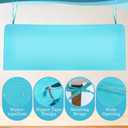 SmoothNovelty 48x18 Inch Patio Bench Cushion Covers Outdoor Waterproof UV Protection Loveseat Swing Replacement Cover with Tie Zipper Adjustable Strap Garden Seat Sofa Furniture Cushion Cover