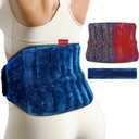 Comfytemp Microwave Moist Heating Pad for Back Pain Relief, Sciatica Surgery Recovery Must Have, Microwavable Hot Therapy for Lower Lumbar, Cramps, Waist Warm Compress, Get Well Item