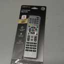 GE 4-Device Universal Remote Control, Designer Series, Brushed Nickel/Silver, 33709