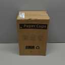 RACETOP [300 count] Paper Coffee Cups 8 oz, Disposable Coffee Cups, Hot Beverage, Ideal for Pub, Party, Office White