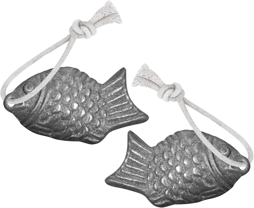 Iron Fish Cooking Tool 2 Pack, Natural Iron Cooking Tool to Add Iron to Food & Water, Safe & Effective Aid for Vegans, Athletes, Pregnant Women and Children