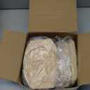 Sliner 4 Sets Mini Cast Iron Skillet Small Cast Iron Plates Skillet with Wooden Base Small Round Pan Fajita Plate Pot for Baking Cooking(3.9 Inch)