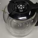 Mueller 12-Cup Drip Coffee Maker - Borosilicate Carafe, Auto-Off, Reusable Filter, Anti-Drip, Keep-Warm Function, Clear Water Level Window Coffee Machine, Kitchen Essentials & Accessories (Black)