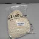 Bsubseach Women Swimsuit Crochet Coverup Long Sleeve V Neck Beach Knit Bathing Suits Cover Ups Mesh Bikini Hollow Out Dress (Small, Apricot)