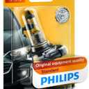 Philips 9006B1 9006 Standard Halogen Replacement Headlight Bulb, Pack of 1