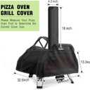 Pizza Oven Cover for Ooni Karu 2 Pro Karu 16, Waterproof Pizza Oven Cover Accessories Outdoor
