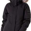 Roxy womens Meade Snow Jacket  10k Waterproof, Pfas-free, Recycled Materials, Insulated (Black) XS