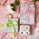 2 x LaRibbons 1 Inch 25 Yard Double Faced Satin Ribbon, Lime Green Satin Craft Fabric Ribbon for Gift Wrapping Floral Bouquets Wedding Party Decoration