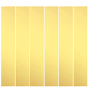 Brass Strip, Brass Shim Stock Assortment, 1" Width x 6" Length, 0.002", 0.004", 0.006", 0.008", 0.012" and 0.016" Thickness, 6 Pieces