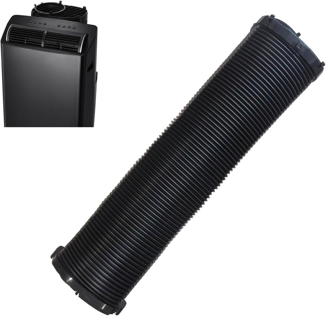 Exhaust Hose Compatible with Midea Duo Air Conditioner MAP12S1TBL,MAP14S1TBL,MAP14HS1TBL (Black, 10 FT)