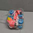 Adjustable Roller Skates for Kids Double Row Wheels with PU Wheels and Brake System Youth Inline Skates for Boys Girls Age 5-12 Years