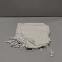 Decorative Turkish Hand Towels - Thin & with Fringe - Set of 2 (30" x 18") - for Powder Room & Kitchen - Multifunctional as - Kitchen Dish Cloths, Hand Towels for Bathroom, Face Cloths, Ecru