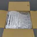 Freezer Organizer Bins, 4 Pack Chest Freezer Organizer Stackable for 5-7 Cu.FT Deep Freezer Sort Frozen Meats and Food, Freezer Storage Baskets with Handles Easy Reach from Bottom, White