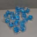 Soulchen 20 Pcs Stress Balls Ice Cube with Snowflakes Inside 1.4 Inch Squishy Sensory Squeeze Fidget Funny Calming Balls Stress Relief Cubes for Adults Christmas Party Favors Birthday Gift