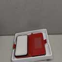 OCASE for iPhone 17 Pro Crossbody Wallet Case  Stylish PU Leather Handbag Phone Purse with Zipper Closure, Card Slots & RFID Blocking  Wrist Strap, Lanyard, Kickstand  Diamond Check Red