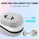 JGZ Hard Carrying Case for Meta Quest 3/Quest 3S/Oculus Quest 2, Accessories VR Headset with Original Strap, Controllers, Unique Design, Lens Cover, Portable Protection for Travel and Stroage