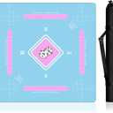 Mahjong Mat for Table - Noise Reduction Non-Slip Gaming Mat 31.5x31.5 with Black Carrying Bag for Mahjong/Poker/Board Games/Card Games/Dominoes (Green)
