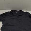 Amazon Essentials Men's Polo Shirts Short Sleeve, Slim-Fit Cotton Pique (Small, Black)