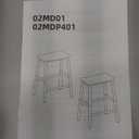 Amazon Basics Solid Wood Saddle-Seat Counter Height Bar Stools for Kitchen Island and Home Bar with Footrest, 29-Inch Height, Black, Set of 2