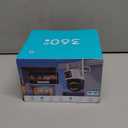 6MP Security Camera Outdoor, 360PTZ Surveillance System, Dual Lens Security Camera 2.4Ghz 24/7 Record IP66 WiFi Camera for Home Security with Motion Detection, Color Night Vision,Two-Way AudioWhite