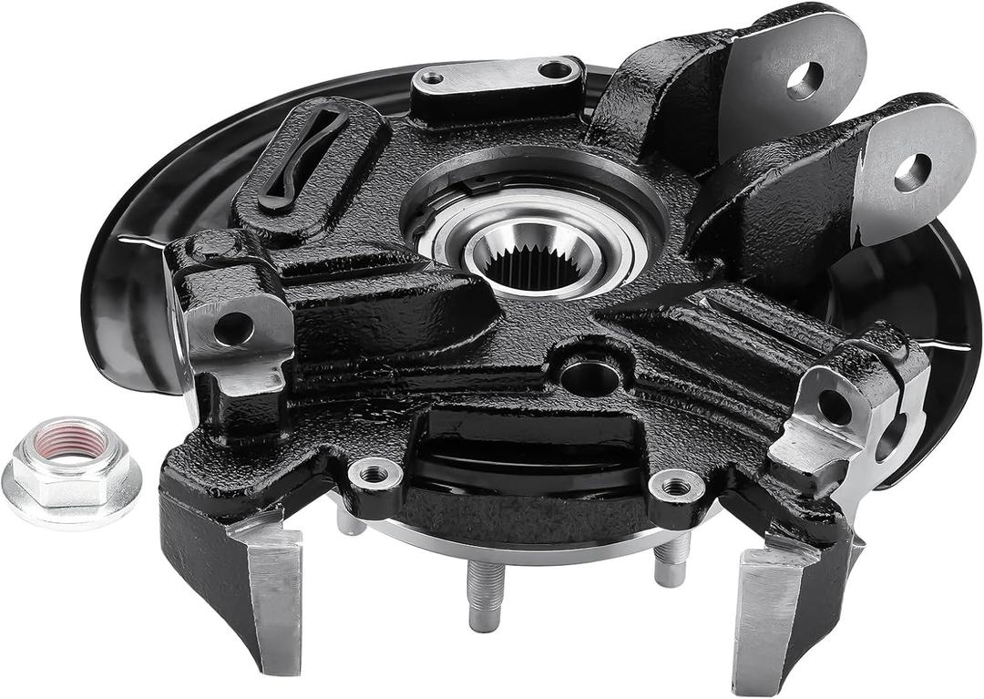 Rear Left Side Steering Knuckle & Wheel Bearing Hub Assembly Compatible with Ford Explorer 2002-2005, fit for Mercury Mountaineer 2002-2005, Replace for 698-013 LK001 1L2Z2C029AB, Driver Side