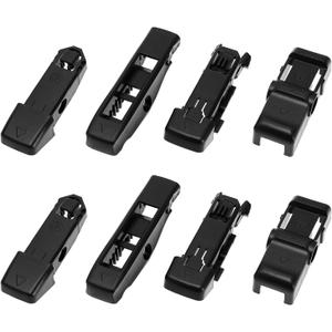 The Lord of the Tools 8 Pcs Wiper Blade Replacement Fittings Compatible with Bosch Aerotwin AP17 AP22 AP26U Wiper Blade Car Wiper Blades Arm Adapter Clip