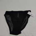 OnGossamer womens On Gossamer Women's Gossamer Mesh Hi-cut Brief Panty (Black, Small)