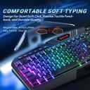 Redragon S101-3 PRO Gaming Keyboard and Mouse, RGB Backlit Programmable Keyboard Mouse with Software, Independent Macro Record Keys, Value Combo Set, New Update Version