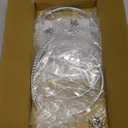 HOHIYA Christmas Ornament Display Stand 4 Pack 9.5" Chrome Silver Twist Wire Holders for 150mm/6inch Glass Terrarium Air Plant Halloween Xmas and Easter Decorations