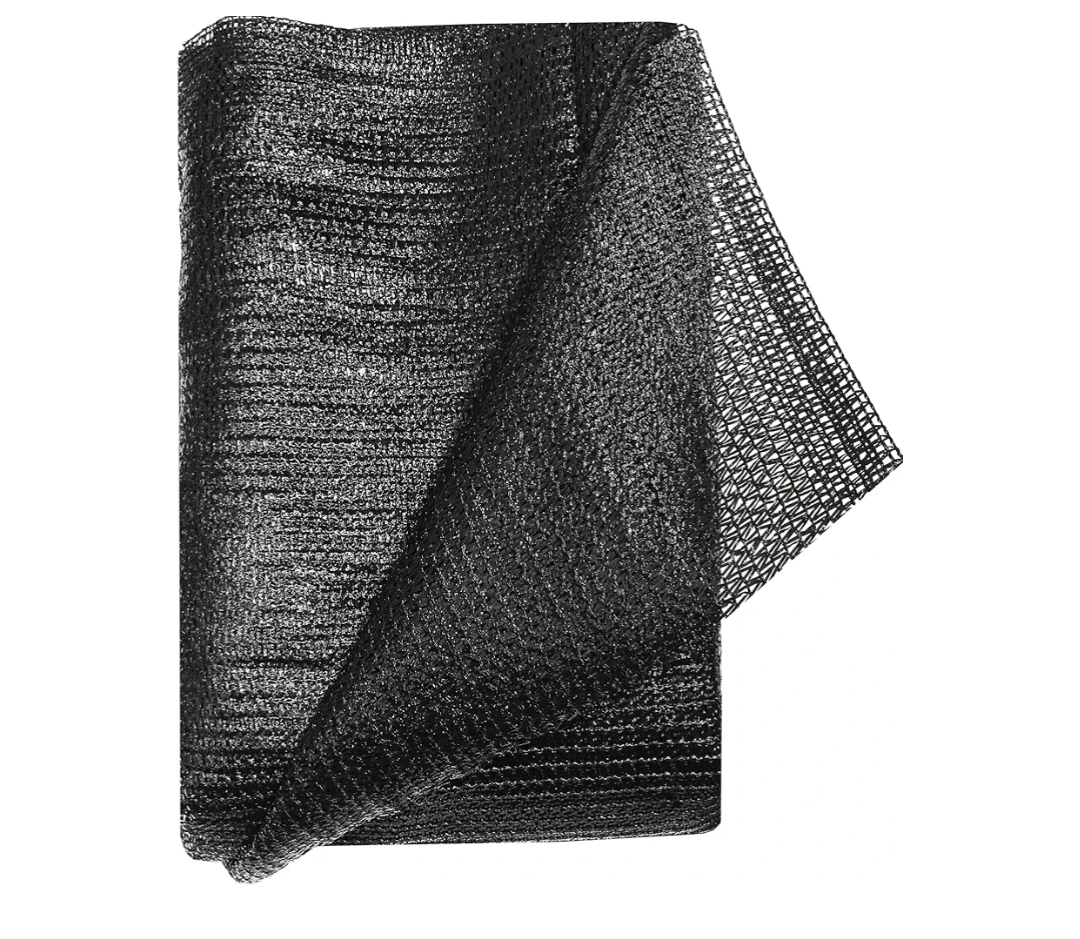 e.share Shade Cloth, 40%-50% Sunblock UV Protection, 10 FT X 6.5 FT can Custom Size Sun Mesh Net for Garden Plant Cover, Flowers and Greenhouse, Black