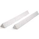 Serta Perfect Sleeper Extra Long Foam Bedrail - Guardrail for Toddlers & Kids with Water-Resistant, Non-Slip & Machine Washable Cover - 2pk, White (2 Count (Pack of 1))
