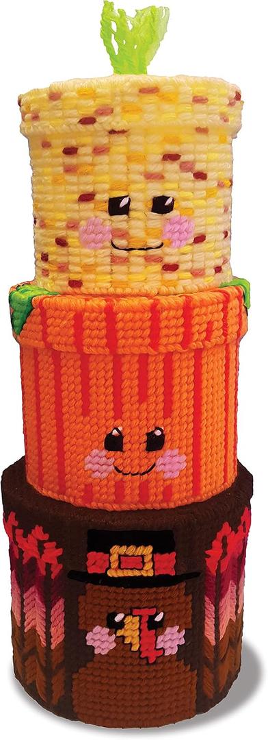 Harvest Nesting Boxes Plastic Canvas Kit