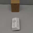 Surge Protector, Outlet Extender with Night Light, Addtam 5-Outlet Splitter and 4 USB Ports(PD 20W), Multi Plug Wall Outlet Power Strip for Home Office Dorm Room Essentials