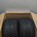 18x8.50-8 Lawn Mower Tire, 18x8.5-8 Tractor Lawnmower Tire, 4 Ply Tubeless Tire, Turf-S Pattern, Set of 2